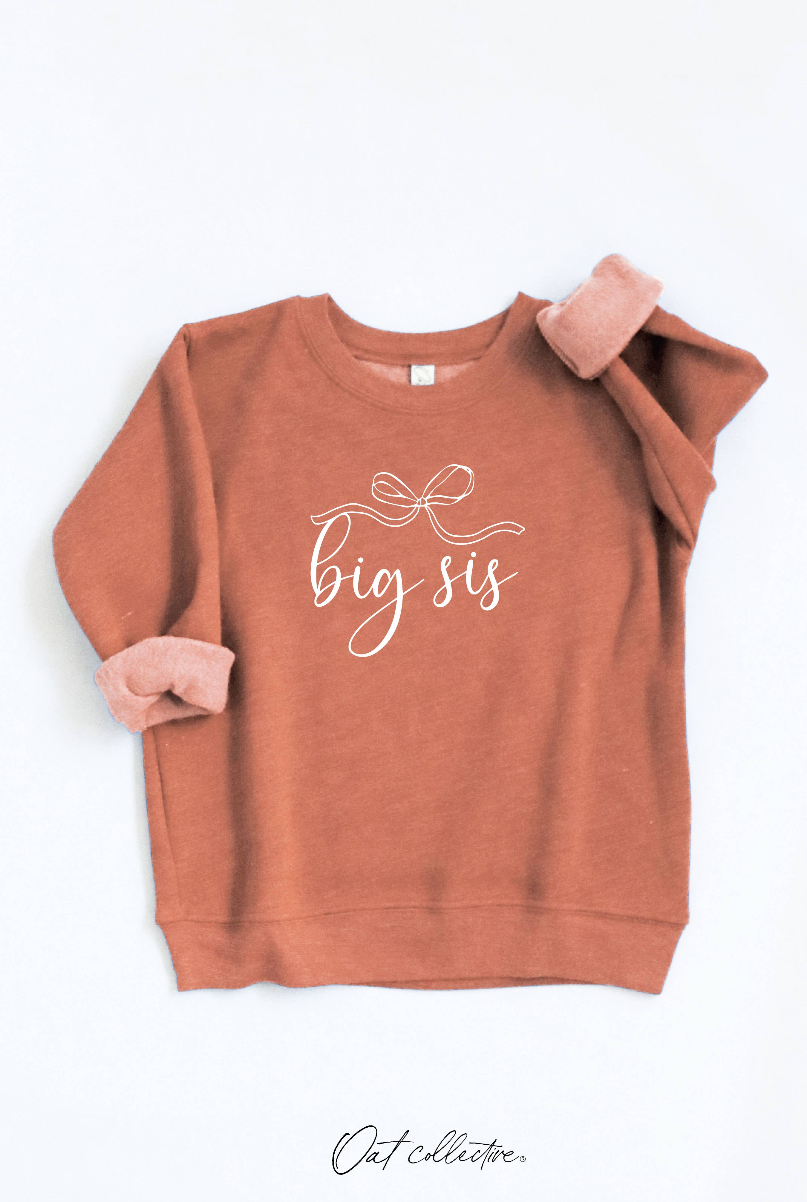 OAT COLLECTIVE – wholesale Sweatshirt - Barn – BIG SIS Toddler Grafisk Sweatshirt5
