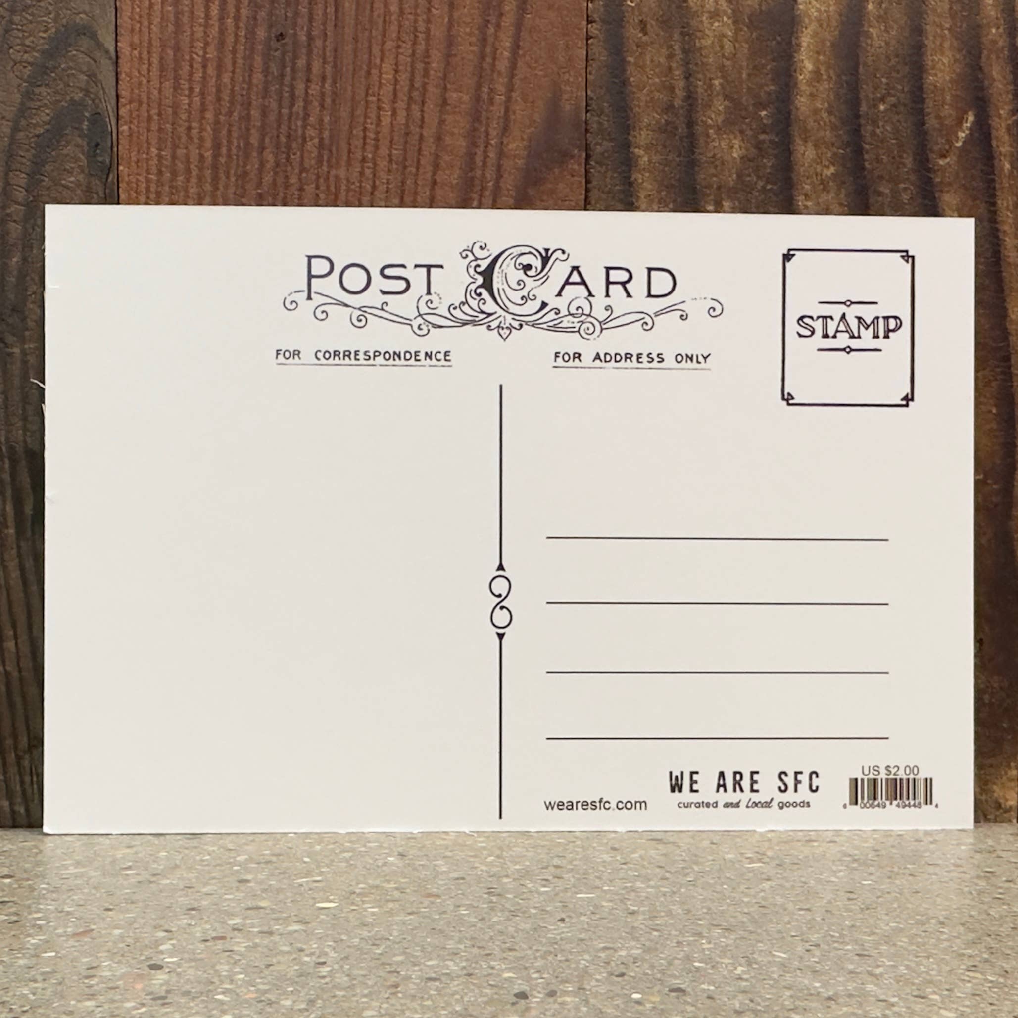 Local Notion - Wholesale Postcard - Golden Gate Bridge Postcard1