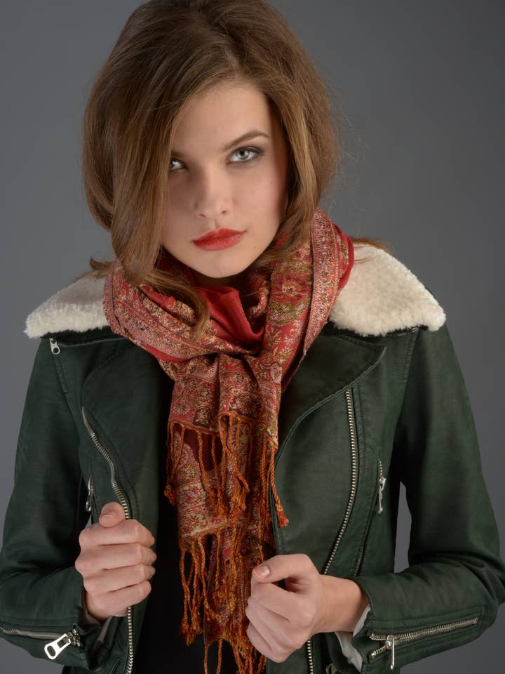 PHULJADI SCARF - 100% VISCOSE for wholesale by DIWALI PARIS