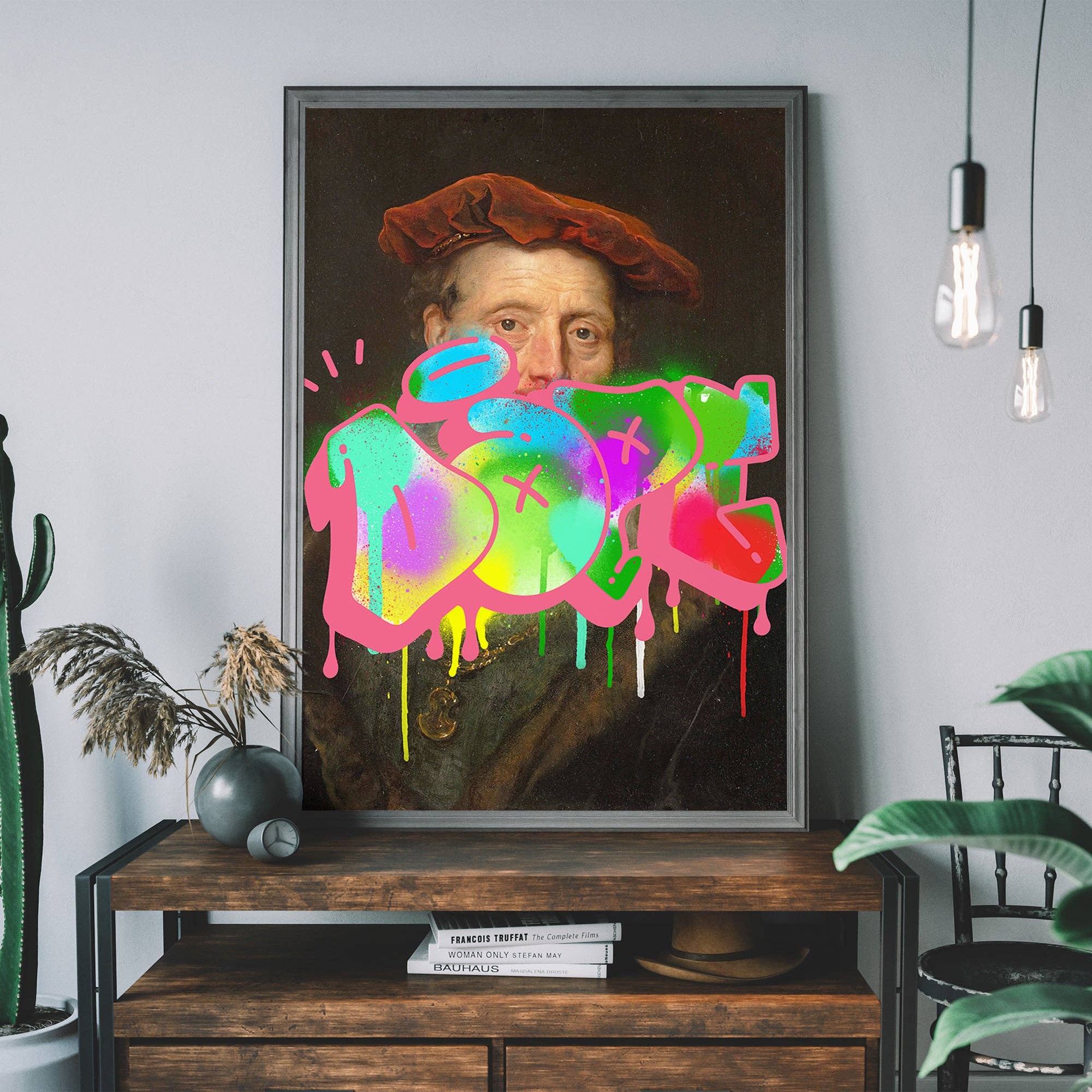 Ink & Drop – wholesale Art print – Dope Graffiti Tag Portrait Print