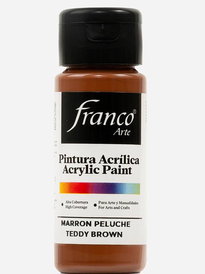 18030 Acrylic Paint 2 U.S fl oz / Teddy Brown for wholesale by Franco Arte