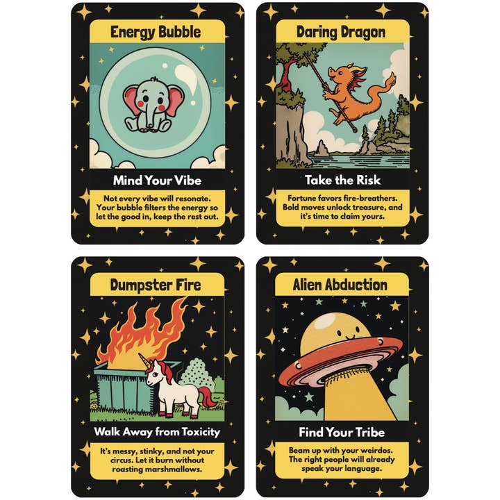 Yes! Oracle - Wholesale Tarot Cards - Dumpster Fire Oracle Deck – Fun Divination by Yes! Oracle3