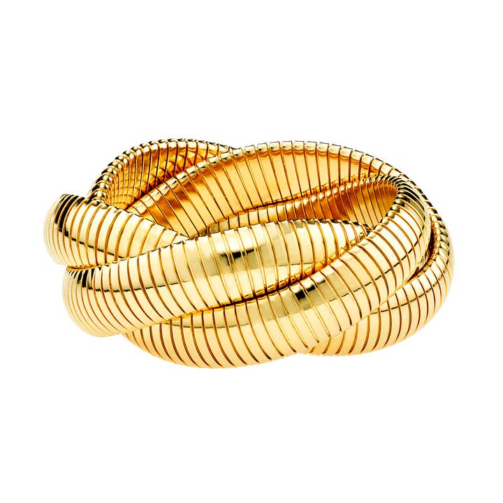 Bracelet en forme de cobra triple BR-509 pour la vente par Janis Savitt