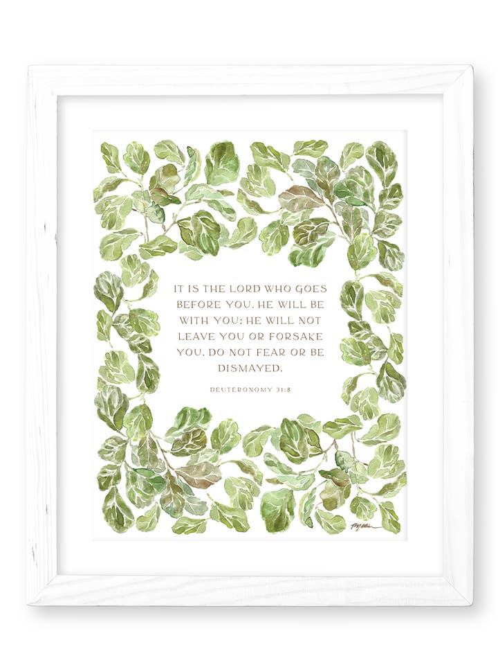 Deuteronomy 31:8 | The LORD Goes Before You Print for wholesale by GraceLaced by Ruth Chou Simons