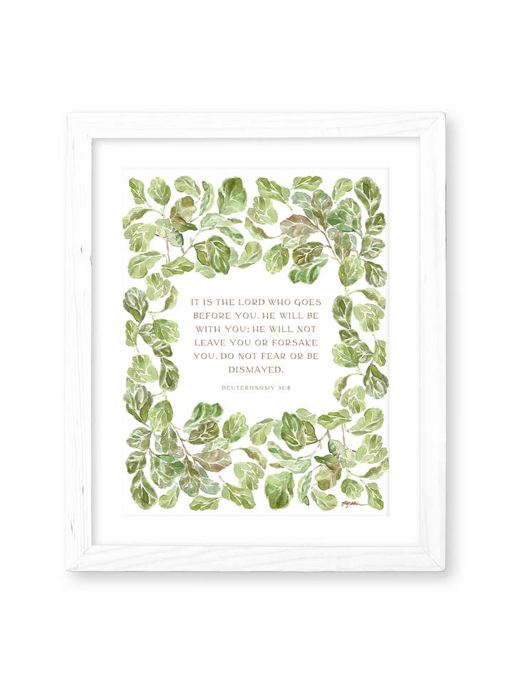 Deuteronomy 31:8 | The LORD Goes Before You Print for wholesale by GraceLaced by Ruth Chou Simons