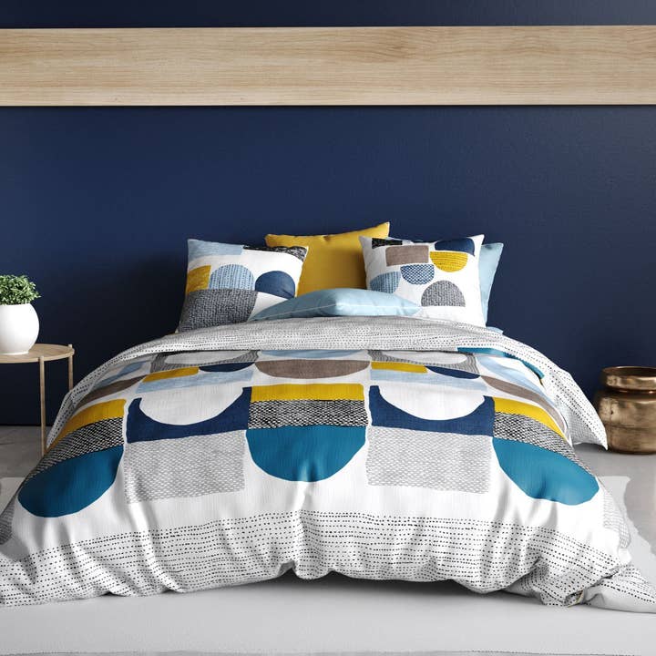 FUNDA NÓRDICA ASTRA JUEGO DE 3 PIEZAS 220 X 240 CM 57 HILOS/CM2 para venta al por mayor de Atelier Du Coton