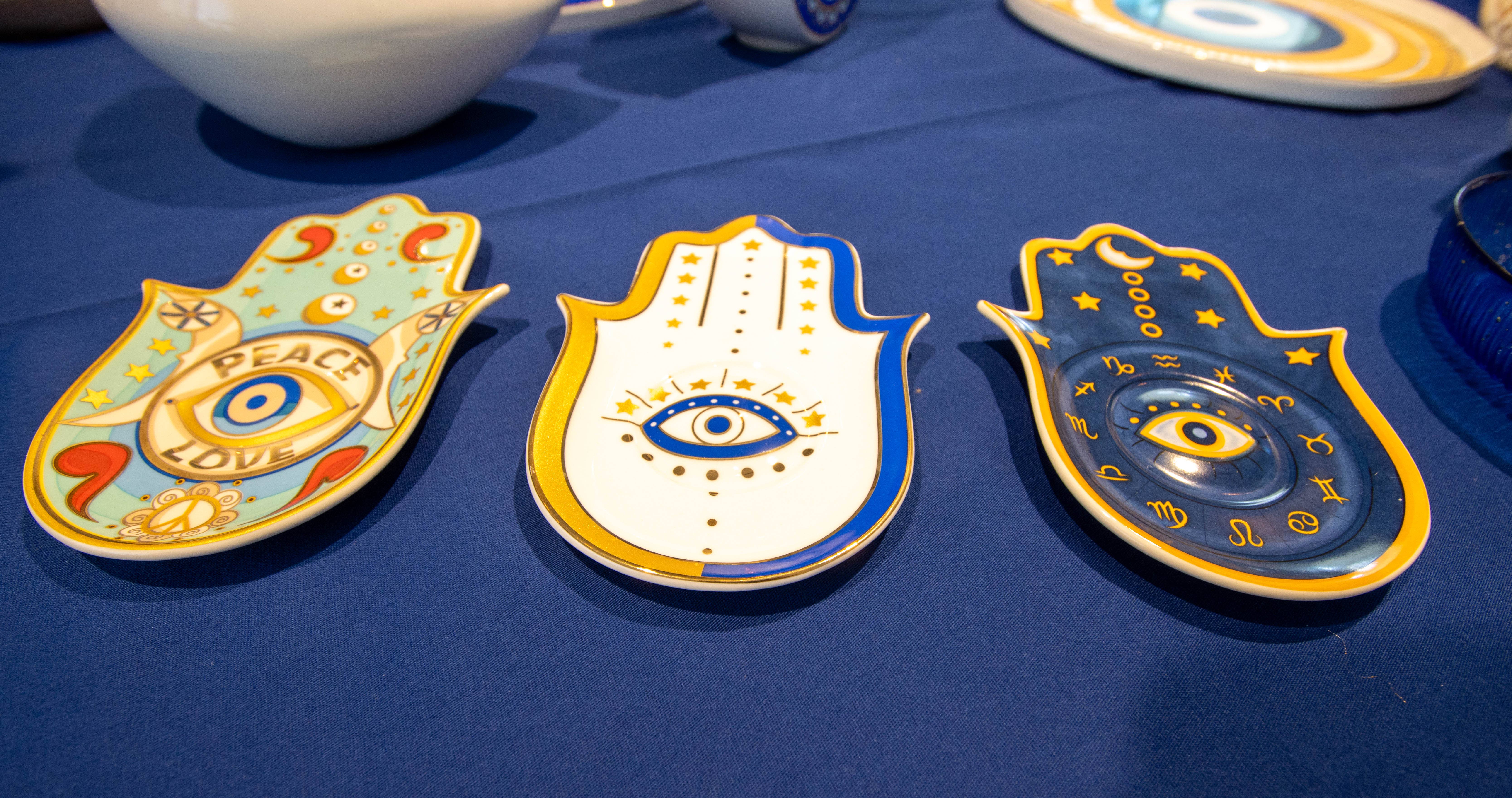 AULICA – Großhandel Dekorative Platte/Teller/Schüssel – Hauptschale Peace 16,7X10,5X1,5cm1