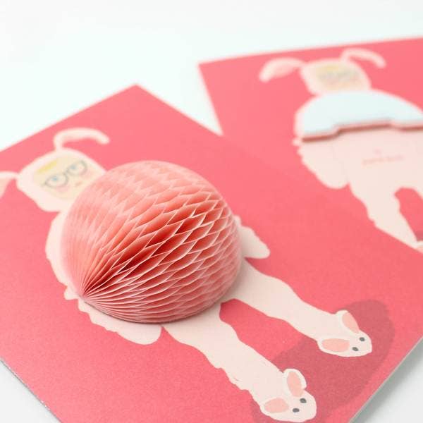 Inklings Paperie – wholesale Julkort – Popup-kort - Kanindräkt - Semester1