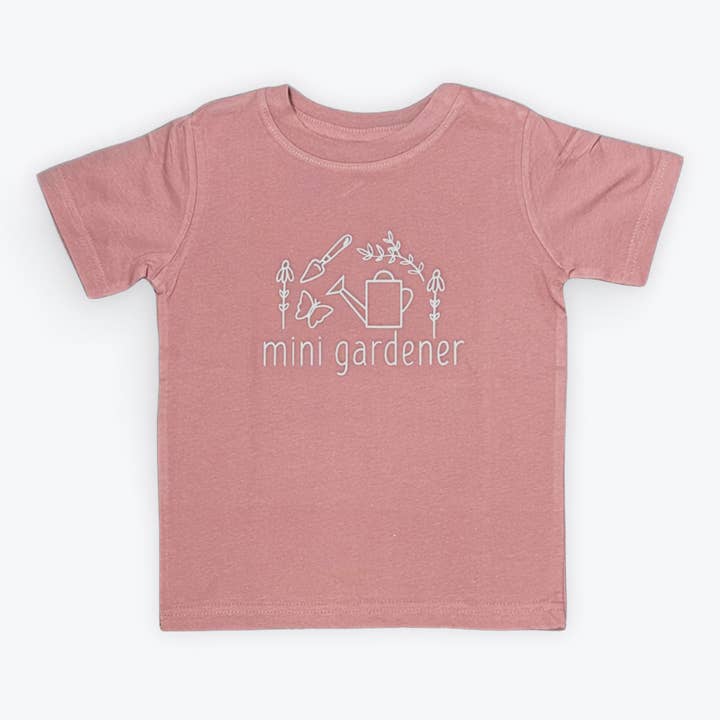 Mini Gardener Toddler Tee for wholesale by The Little Hare