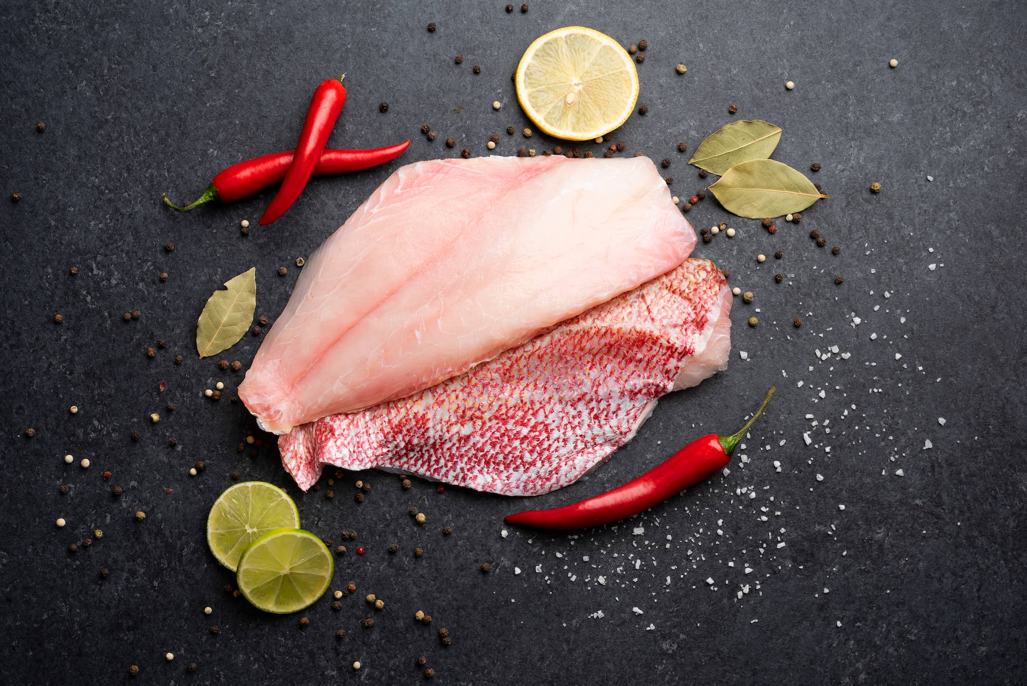 Legend of Jona - Wholesale Fish/Seafood - JONA Red Snapper Fillets 2ct -  8 oz - Tray Packed2