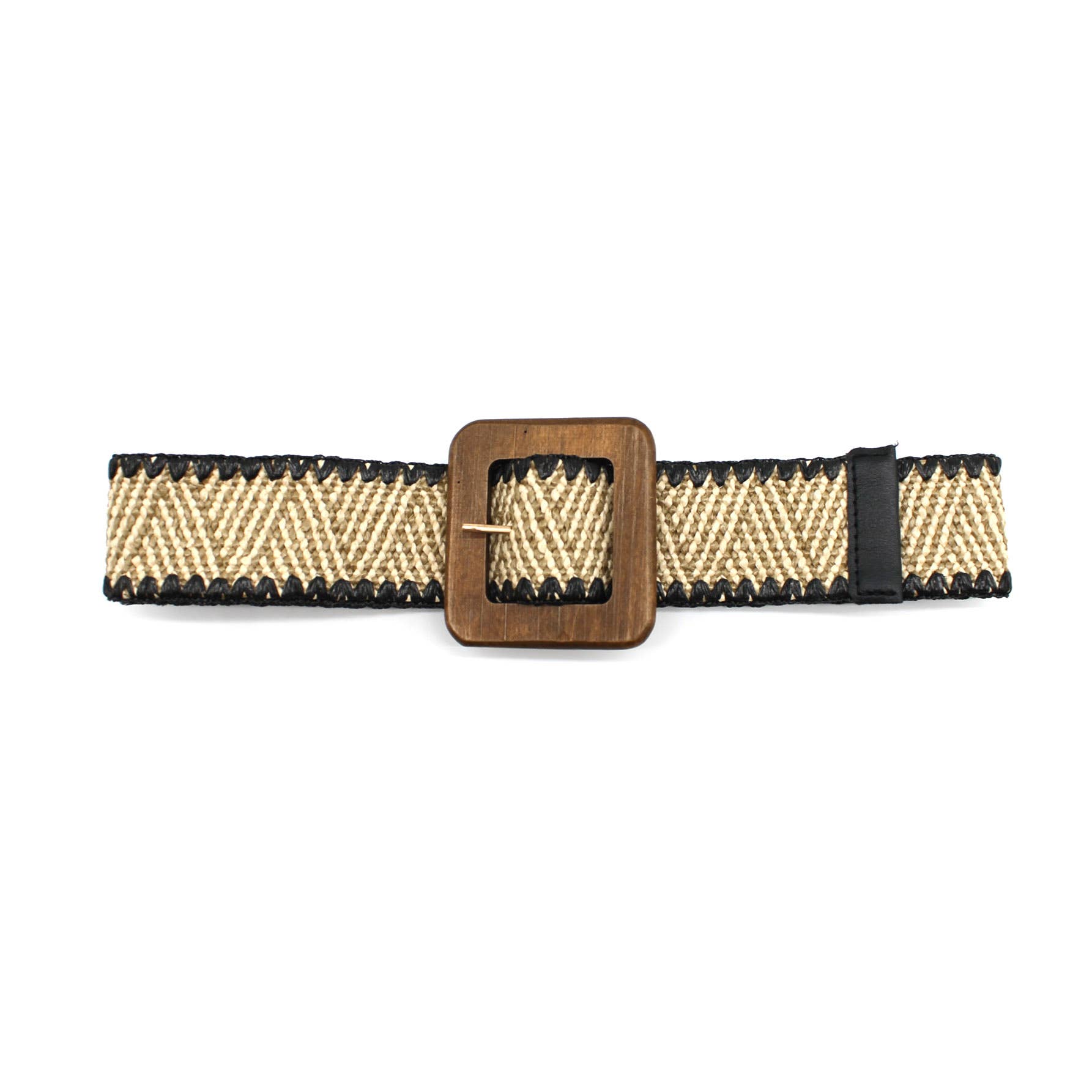 Vimoda - Wholesale Belt - Women's - Elastic Belt with Rectangular Buckle2