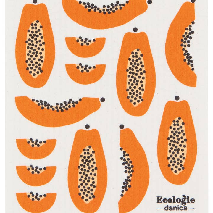 Ecologie - Wholesale Dishcloth - Papaya Swedish Dishcloth0