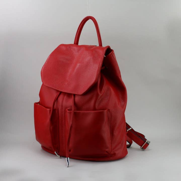 583907 Red - Leather Bag for wholesale by Frederic T.