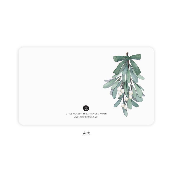 E. Frances Paper - Wholesale Stationery/Notecard Set - Mistletoe Little Notes®