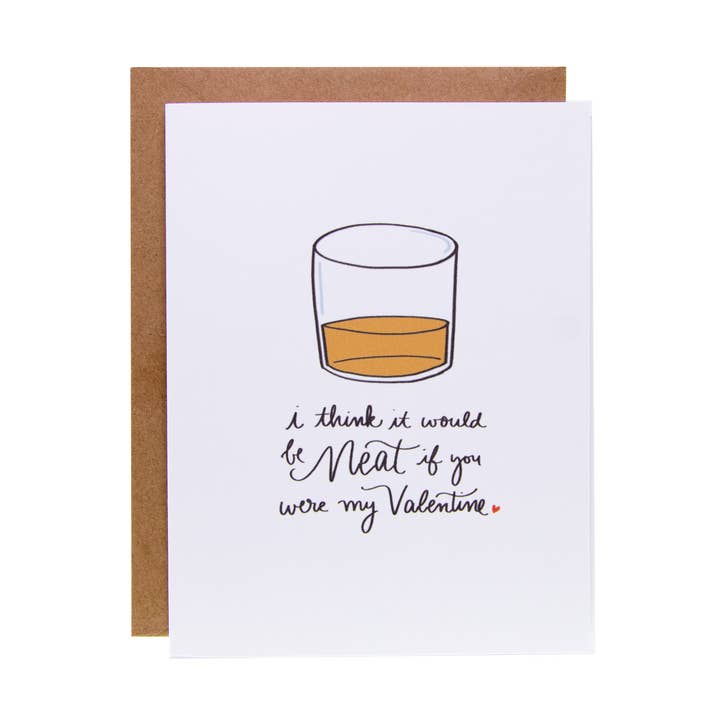 Whiskey Valentine for wholesale by Drawing a Blank Cards + Gifts