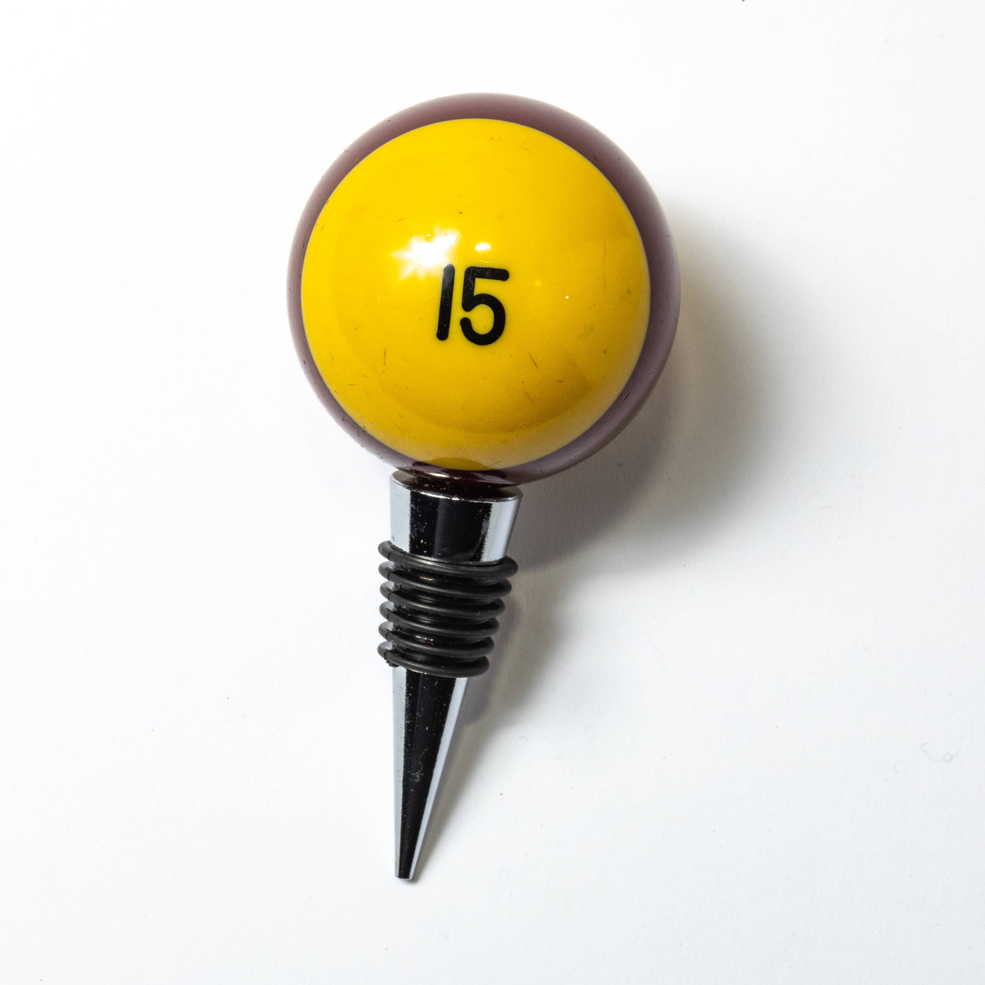 The Mustache Cat Made – wholesale Vinkork – Vintage flaskstoppare med biljardboll5