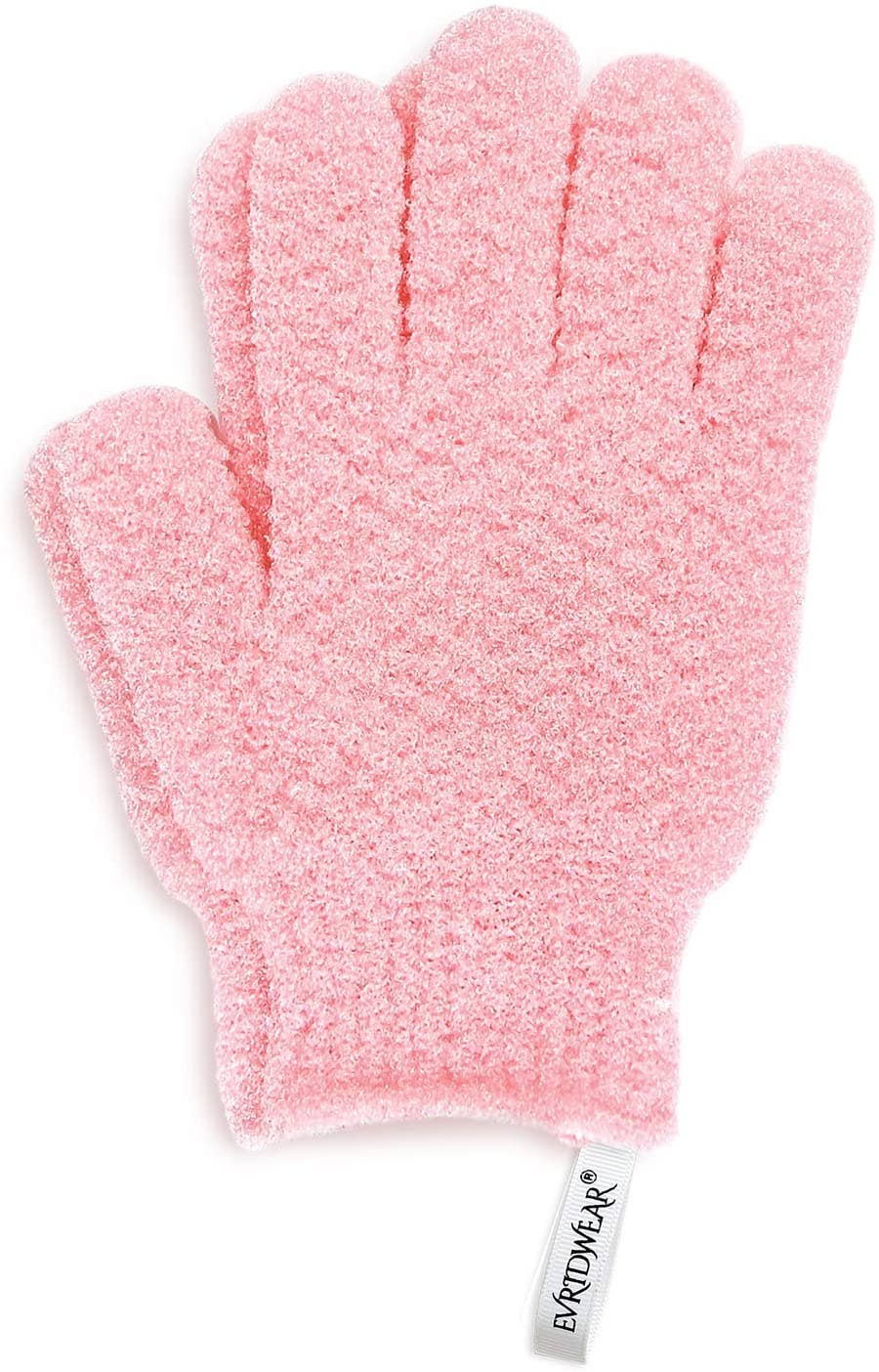 EvridWear - Wholesale Exfoliating Gloves/Mitts - Evridwear Exfoliating Bath Gloves for Shower Spa, Full Finger, Pink Series8