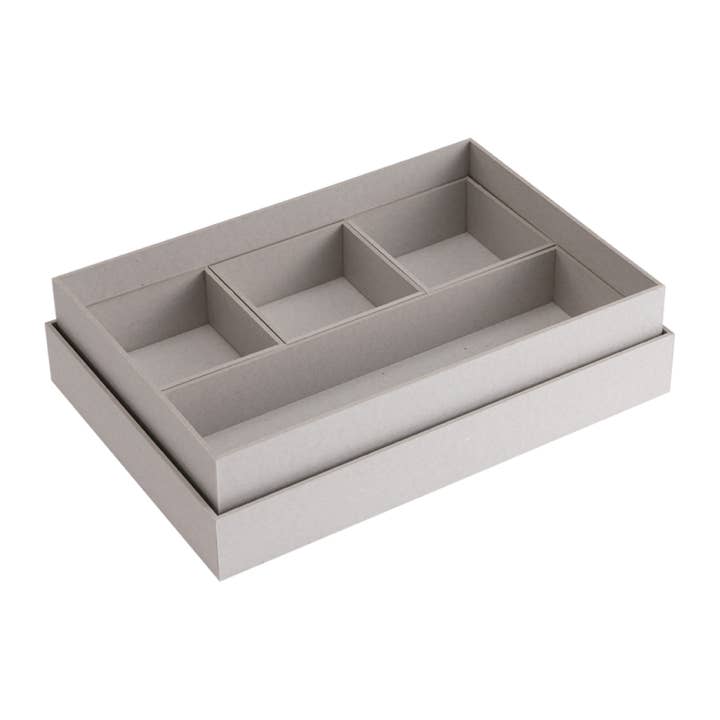 NAKABAYASHI Stationery - Wholesale Desk Organizer - Organizing Bento Box made from Recycled Paper A5
