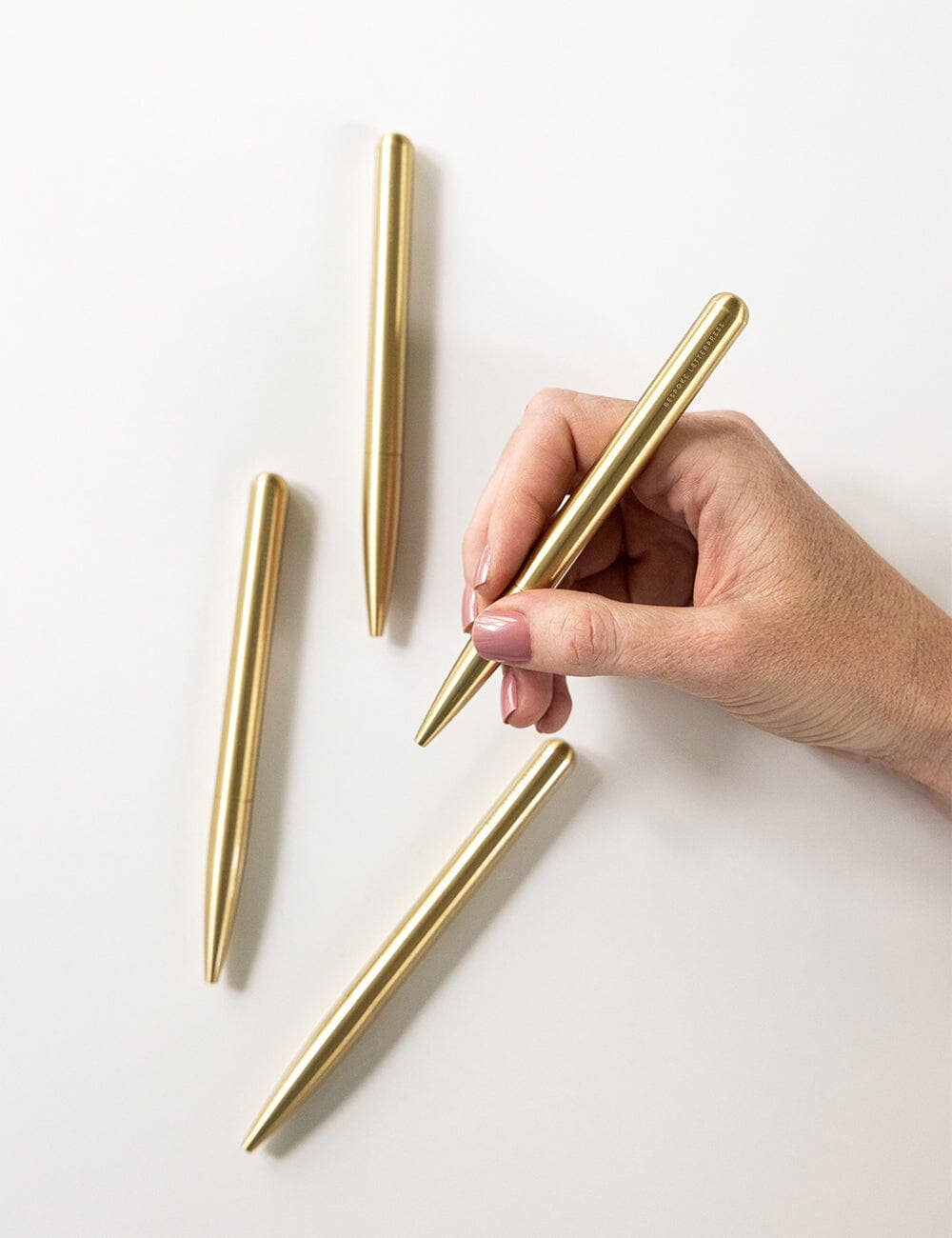 Bespoke Letterpress - Wholesale Pen - Solid Brass Ballpoint Twist Pen (Boxed)4