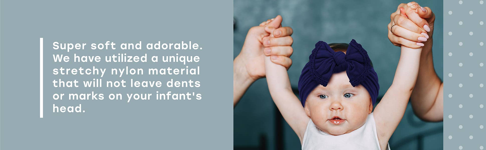 JLIKA - Wholesale Fashion Headband - Baby - Baby Girl Headbands Nylon Bows Pack of 1 Random Assorted Mix4