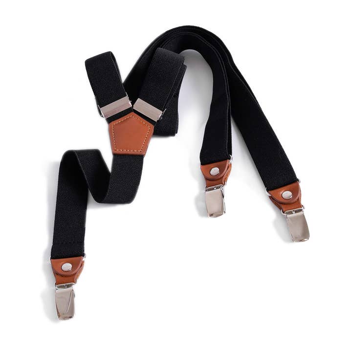 Groomsman Gear - Wholesale Suspenders - Men's - Men's Black Suspenders2