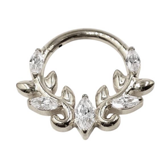 Anello piercing in titanio per la vendita all'ingrosso da parte di MYLENE ET FELIX