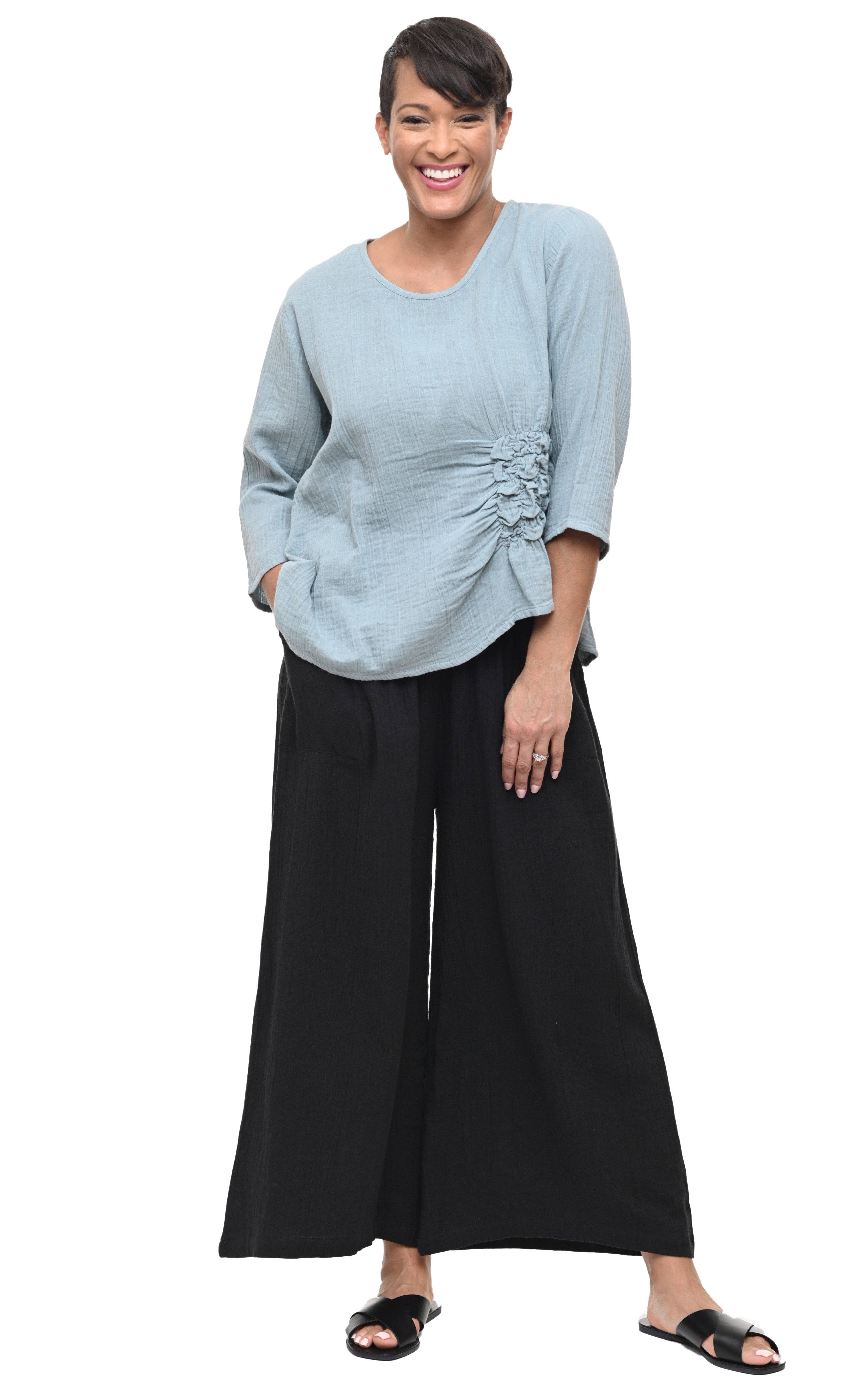 Tulip Clothing - Wholesale Blouse - Women's - VCG365 Olga in Abyss1