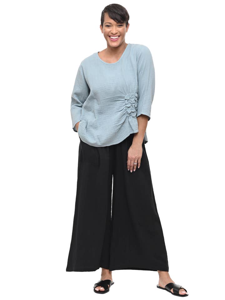 Tulip Clothing - Wholesale Blouse - Women's - VCG365 Olga in Abyss1