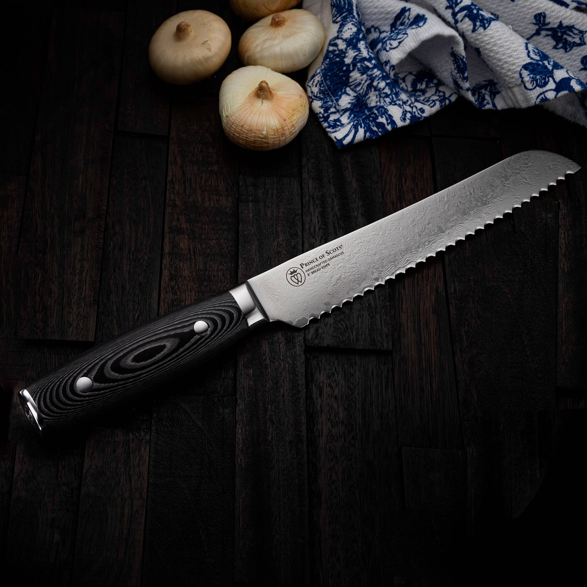 Prince of Scots - Wholesale Knife Set - Damascus Knife 4 Piece Gift7