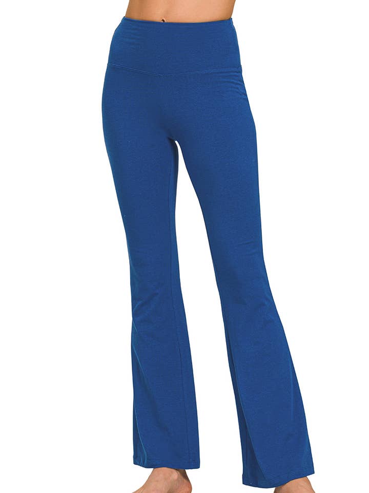 High Waist Yoga Flare Pants for wholesale by Vanilla Monkey