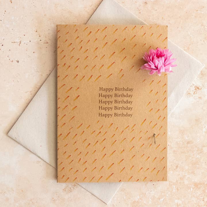 Carte d'anniversaire pour la vente par Plant Bulb