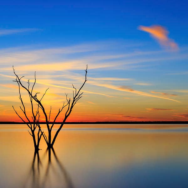 Impressão de Arte Fina Pôr do Sol no Lago Texas TLS299 por atacado de Breaking Rules Photography