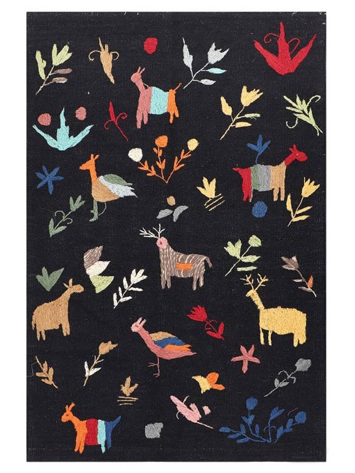 Suzani Hand Embroidered Kilim - Size: 120 x 80 cm for wholesale by Imaco Rugs