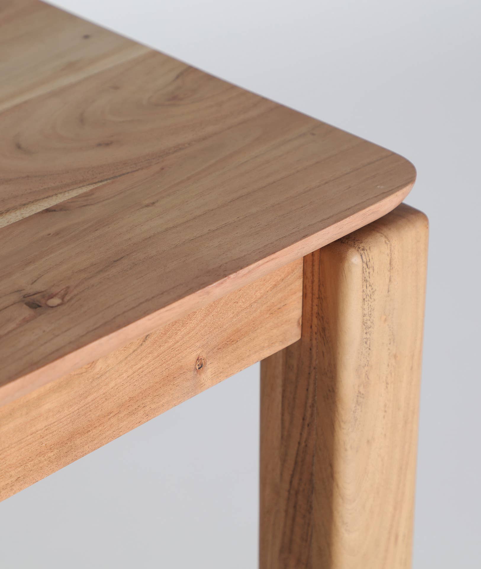 Kodu - Wholesale Side Table - Dining table, acacia wood in light brown color, 180x90x76C3