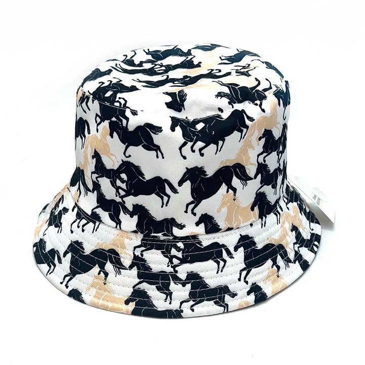 LINETA - Wholesale Bucket Hat - Women's - Bob horse pattern0