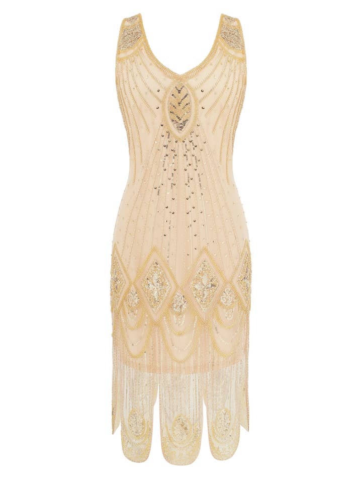 BABEYOND - Wholesale Dress - Women's - Zouzou Art Deco Flapper Dress4