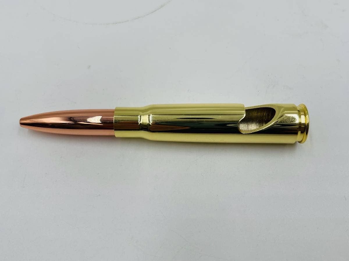 CALIBER GOURMET / CAMPCO - Wholesale Pen - PEN / BOTTLE OPENER  50 cal BULLET PEN , Display box of 246
