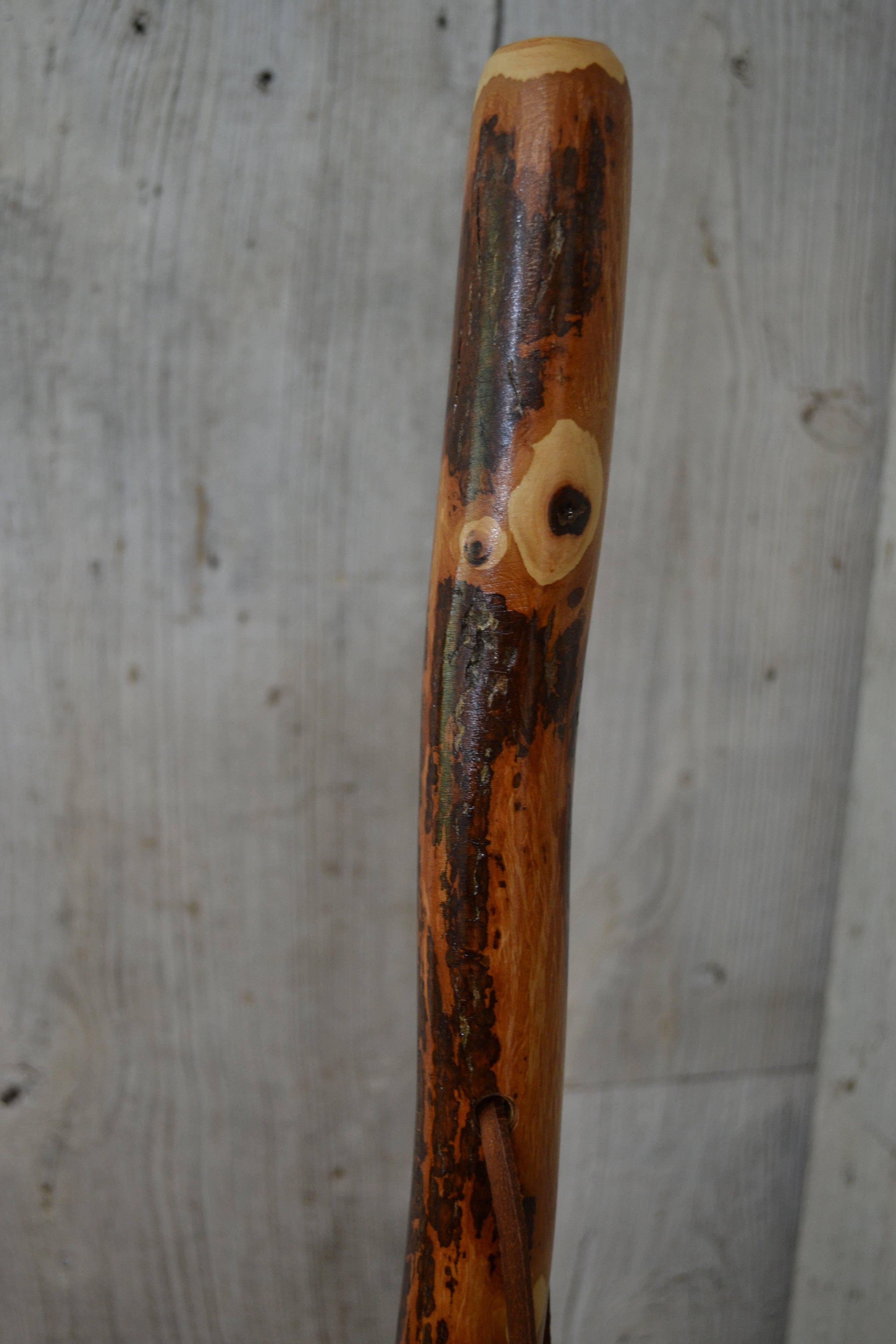 Creation Carvings LLC - Wholesale Sporting Accessories - Walking Stick, Up to 60" Adult Hardwood Hiking Staff + Made in USA2