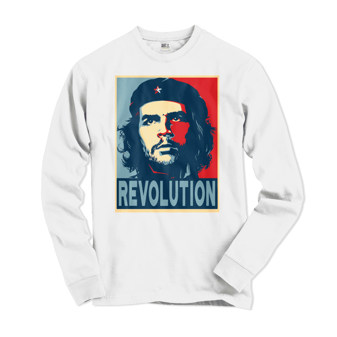 Art-O-Rama Shop – wholesale T-shirts med screentryck – Unisex – Che Guevara Revolution, Hope Style långärmad skjorta1
