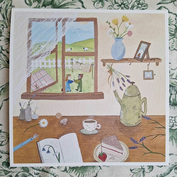 Impression artistique 7x7 jours de printemps pour la vente par LYDIAMAE