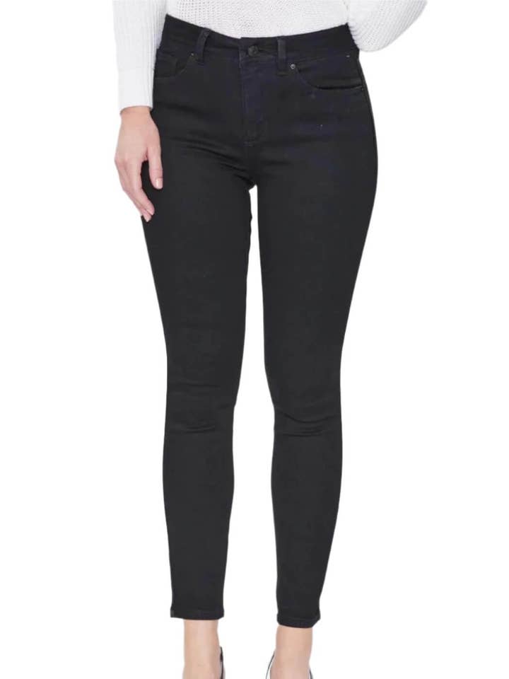 Immediate Apparel - Wholesale Jeans - Women's - Royalty For Me By YMI High- Rise Skinny 1 Button Zipper Closure Belt Hoop Pockets Denim4