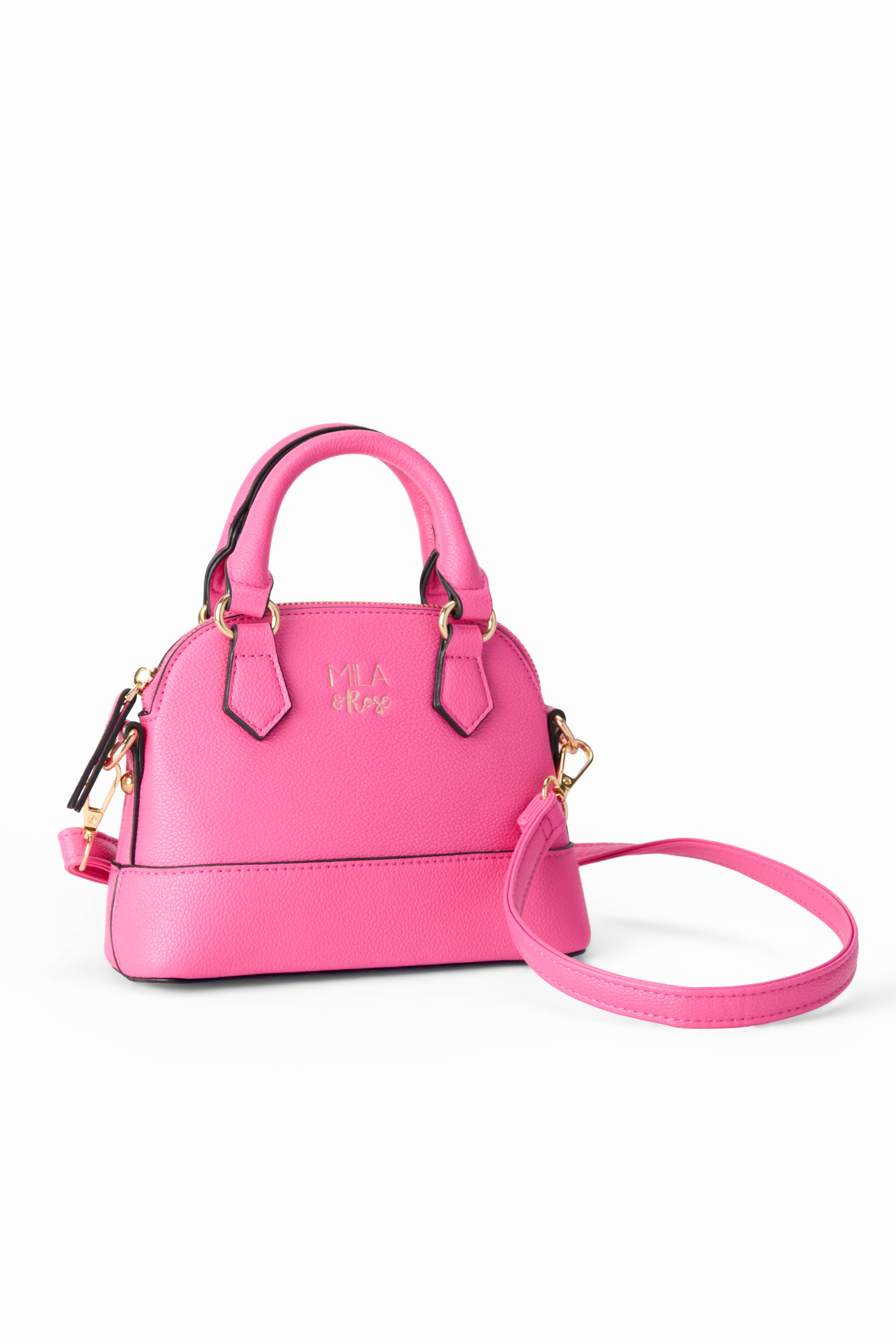 Mila & Rose - Wholesale Crossbody Bag - Kids - Hot Pink Girl's Crossbody Purse1