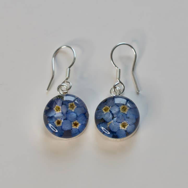 Circle Flower Earrings for wholesale by Krystyna's Silver