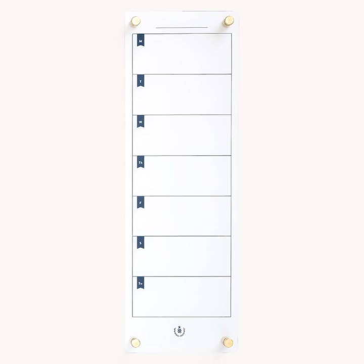 Wekelijkse acryl wandkalender voor wholesale door Simplified by Emily Ley