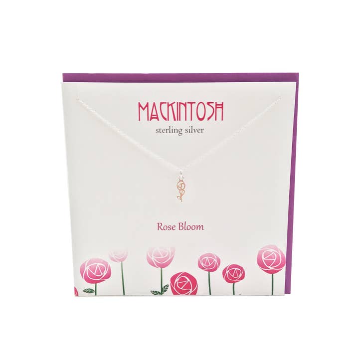 Mackintosh Rose Bloom-halsband. för wholesale av Glenna Studios