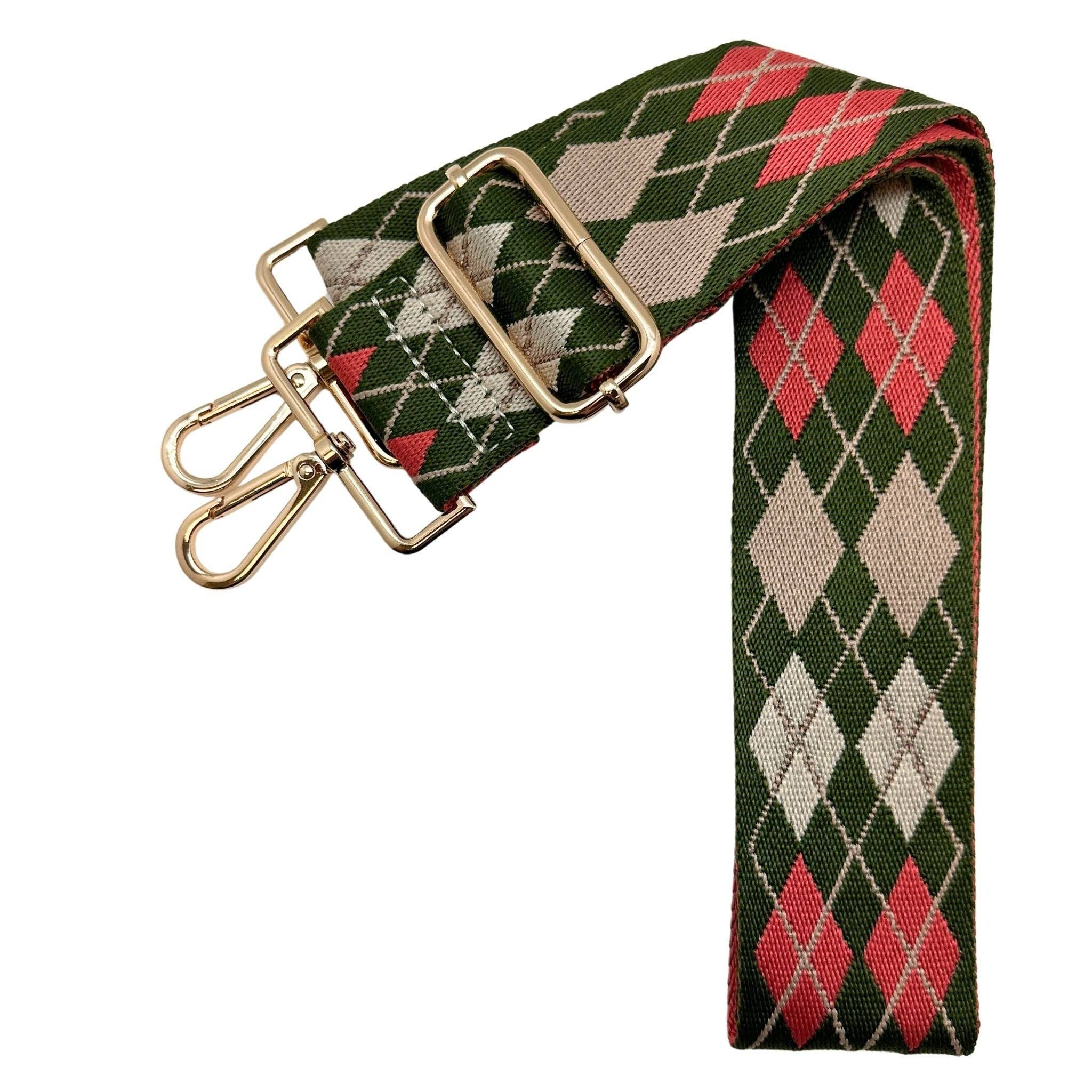 Cthru Purses - Vente Sangle pour sac – femme - NOUVEAU Double Argyle - Assorti0