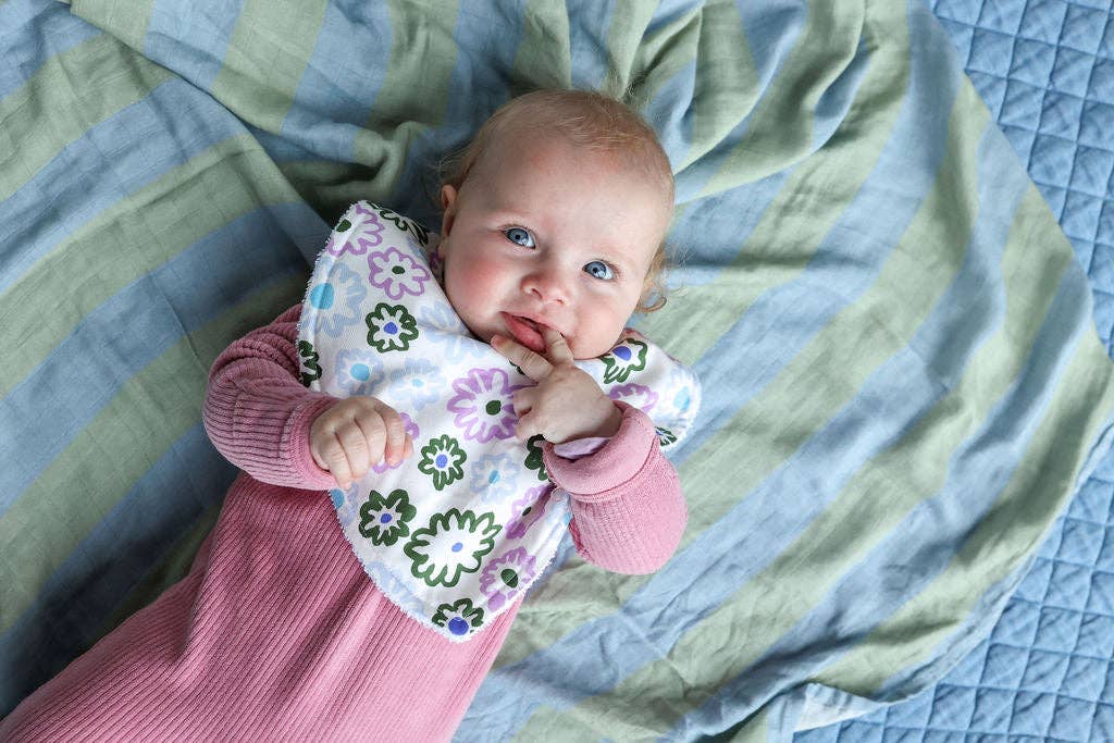 Tilda & Moo - Wholesale Swaddle - Baby - Ocean Tide Stripe | Swaddle8