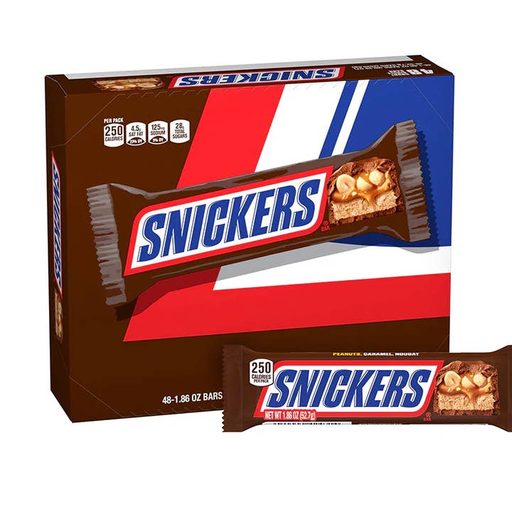 Snickers Bar Chocolate 48/1.86Oz for wholesale by L&F Universal Goods