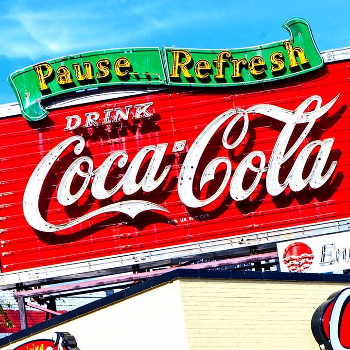 South Austin Gallery - Wholesale Coasters - Coca Cola Sign Coaster