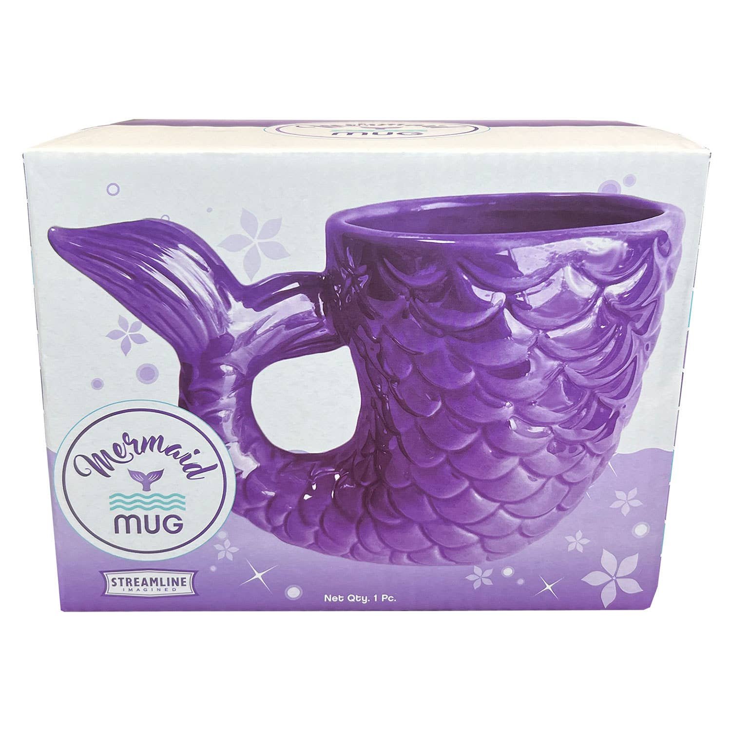 Streamline - Wholesale Coffee Mug - Mermaid Tail- Lavender Ceramic Coffee Mug1